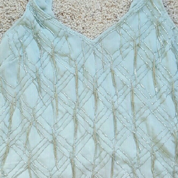 🍒NWT🍒 FREE PEOPLE BEADED FRINGE TOP - Picture 6 of 6